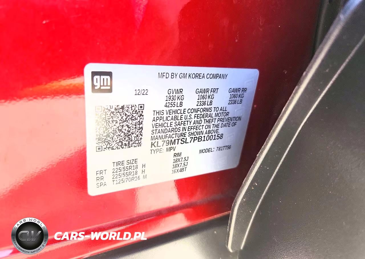 2023 Chevrolet Trailblazer Rs VIN:KL79MTSL7PB100158 - 13