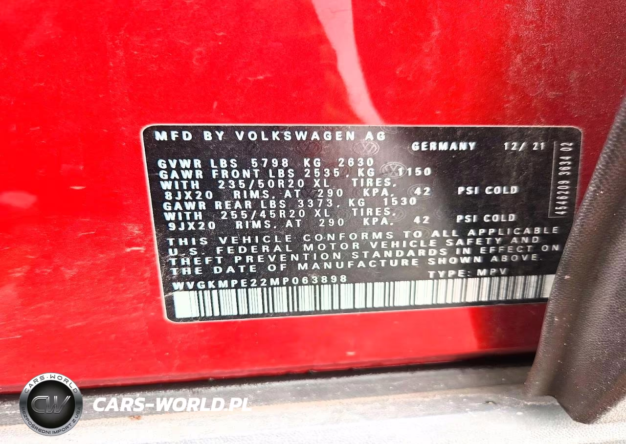 2021 Volkswagen Id.4 Pro S VIN:WVGKMPE22MP063898 - 12