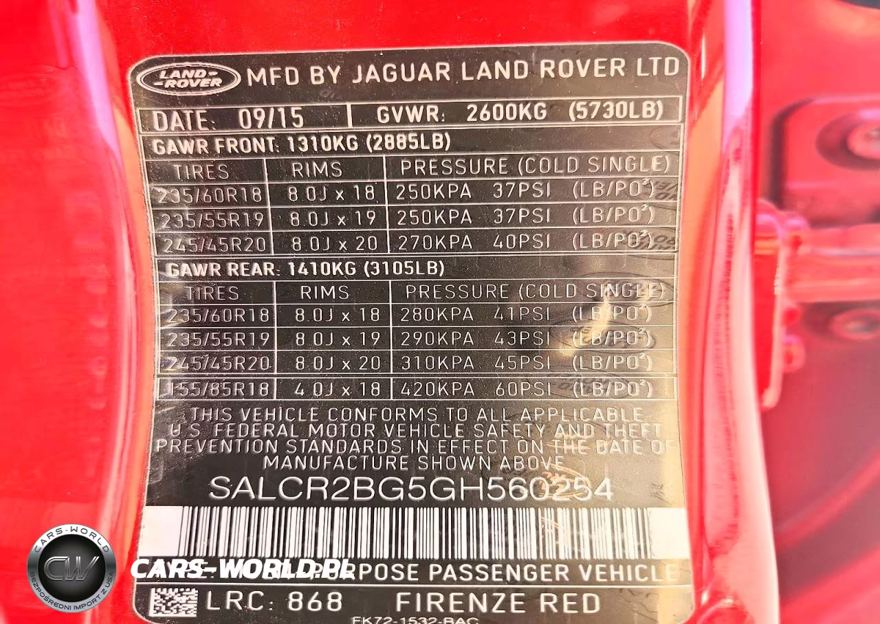 2016 Land Rover Discovery Sport Hse VIN:SALCR2BG5GH560254 - 14