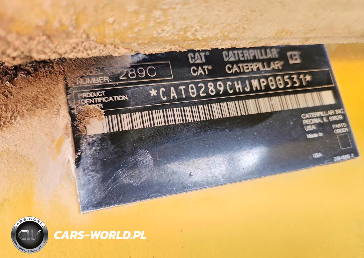 2008 Caterpillar 289C - Skid Steer Loader VIN:CAT0289CHJMP00531 - 10