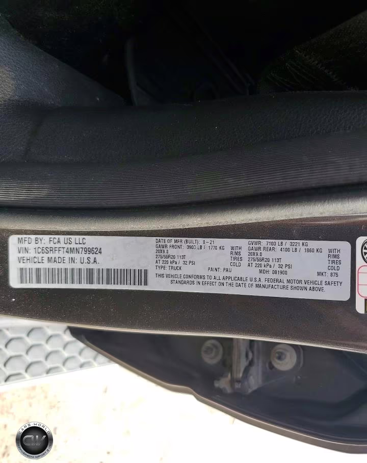 2021 Ram 1500 Big Horn-Lone Star VIN:1C6SRFFT4MN799624 - 12