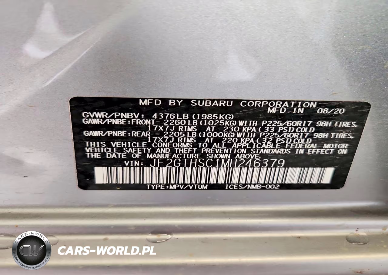 2021 Subaru Crosstrek Sport VIN:JF2GTHSC1MH246379 - 12