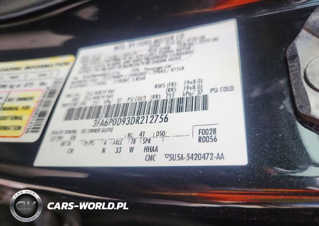 2013 Ford Fusion Titanium VIN:3FA6P0D93DR212756 - 12