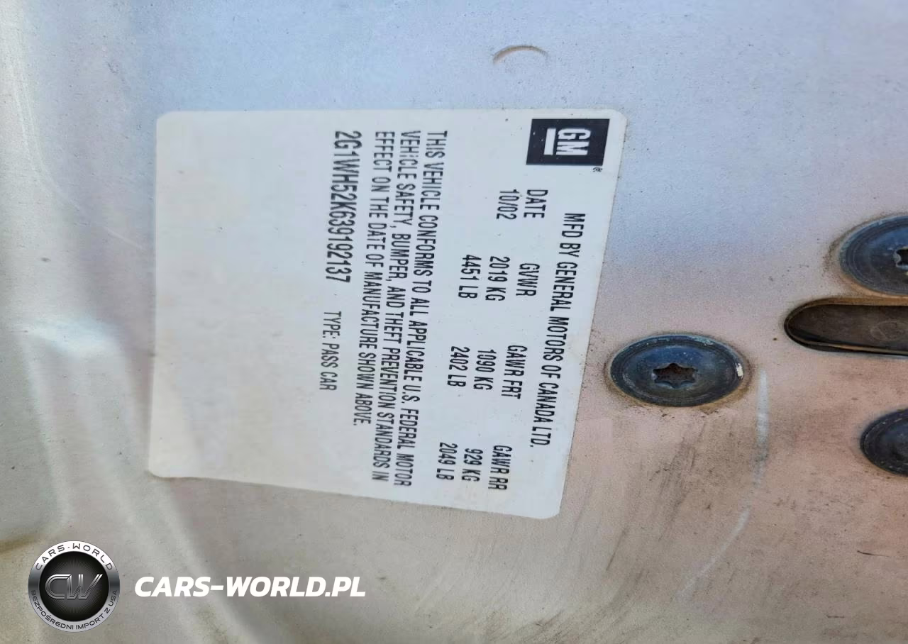 2003 Chevrolet Impala Ls VIN:2G1WH52K639192137 - 12