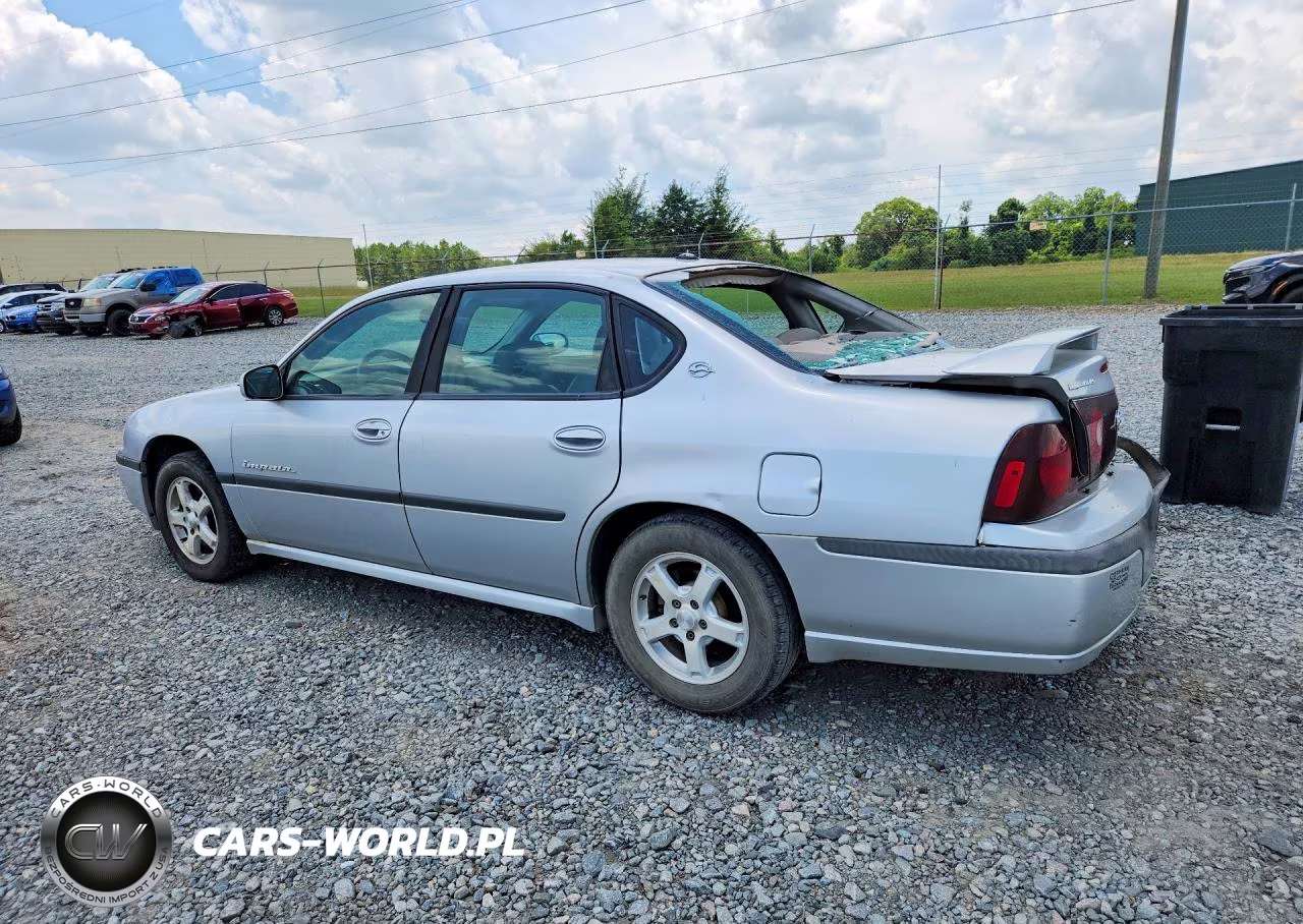 2003 Chevrolet Impala Ls VIN:2G1WH52K639192137 - 2