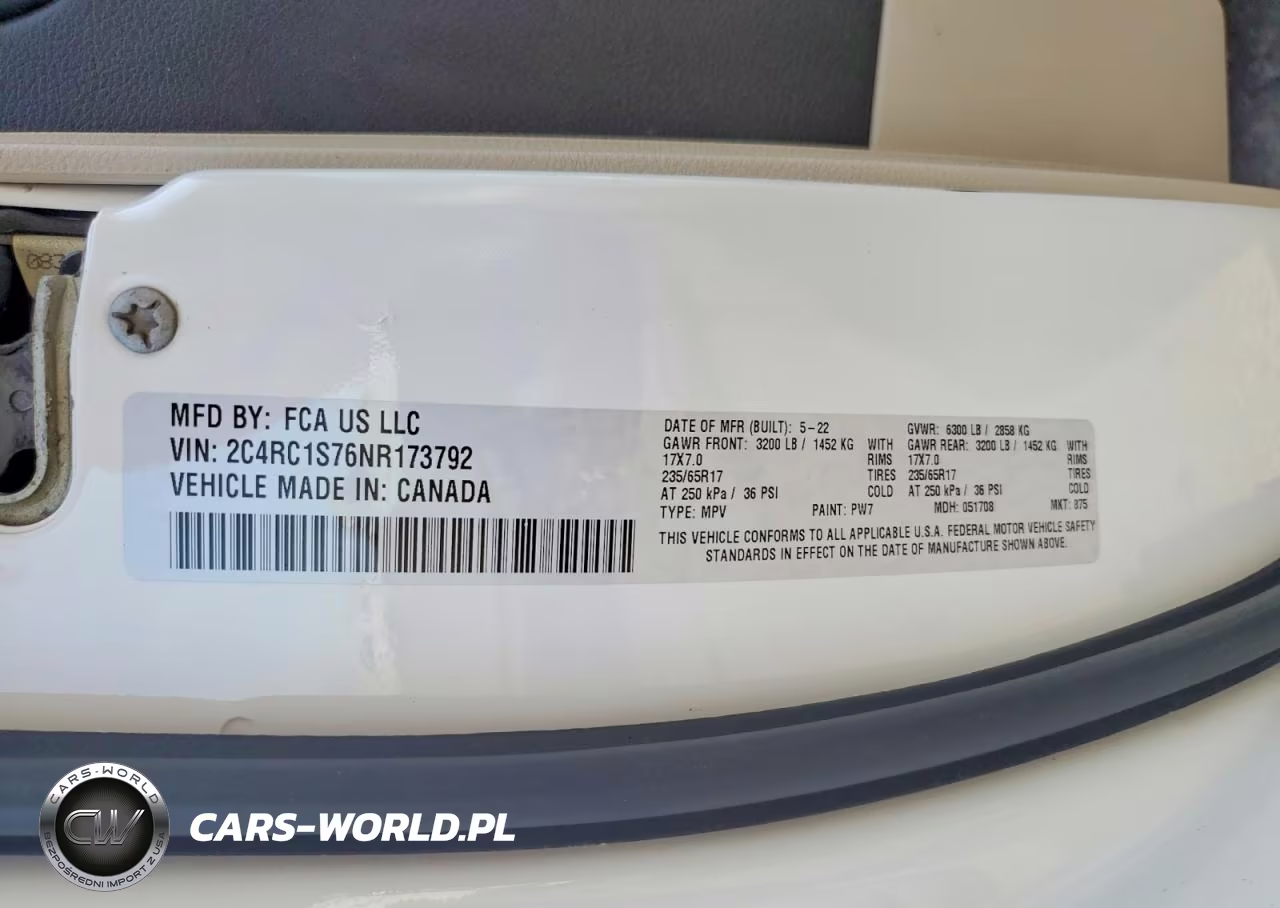 2022 Chrysler Pacifica Hybrid Limited VIN:2C4RC1S76NR173792 - 13