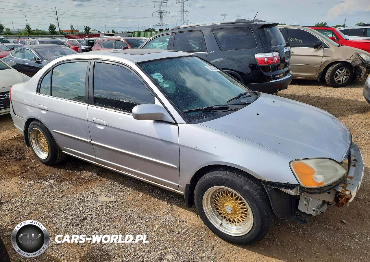 2002 Honda Civic Ex VIN:1HGES267X2L004656 - 4