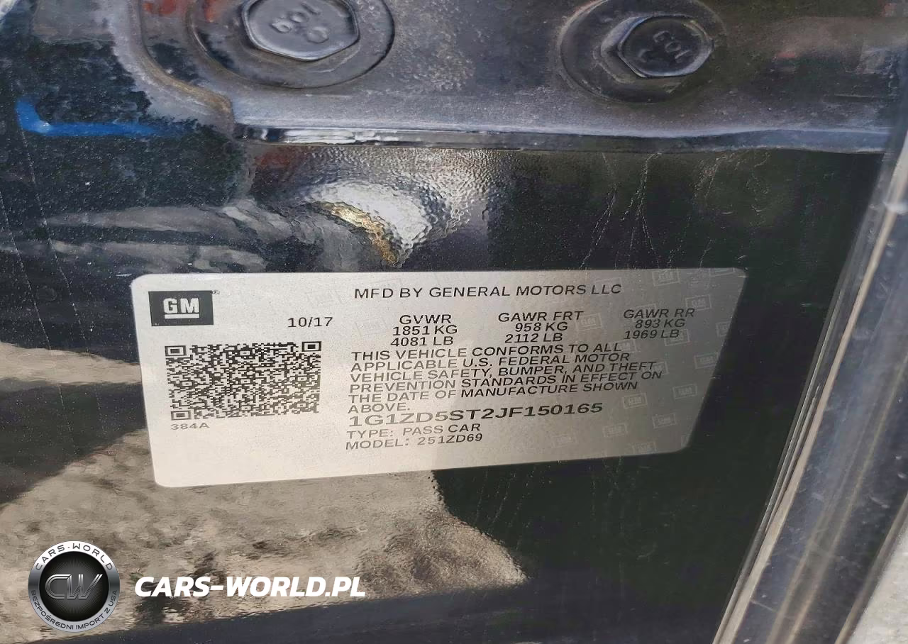 2018 Chevrolet Malibu Lt VIN:1G1ZD5ST2JF150165 - 12