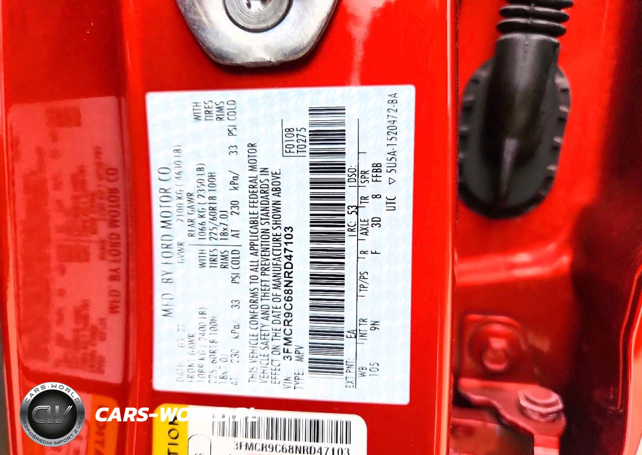 2022 Ford Bronco Sport Outer Banks VIN:3FMCR9C68NRD47103 - 12