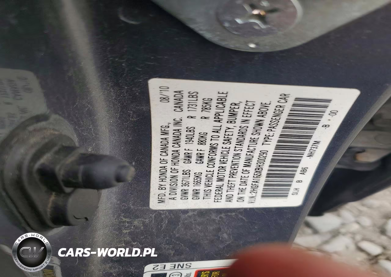 2011 Honda Civic Lx VIN:2HGFA1F5XBH300290 - 12