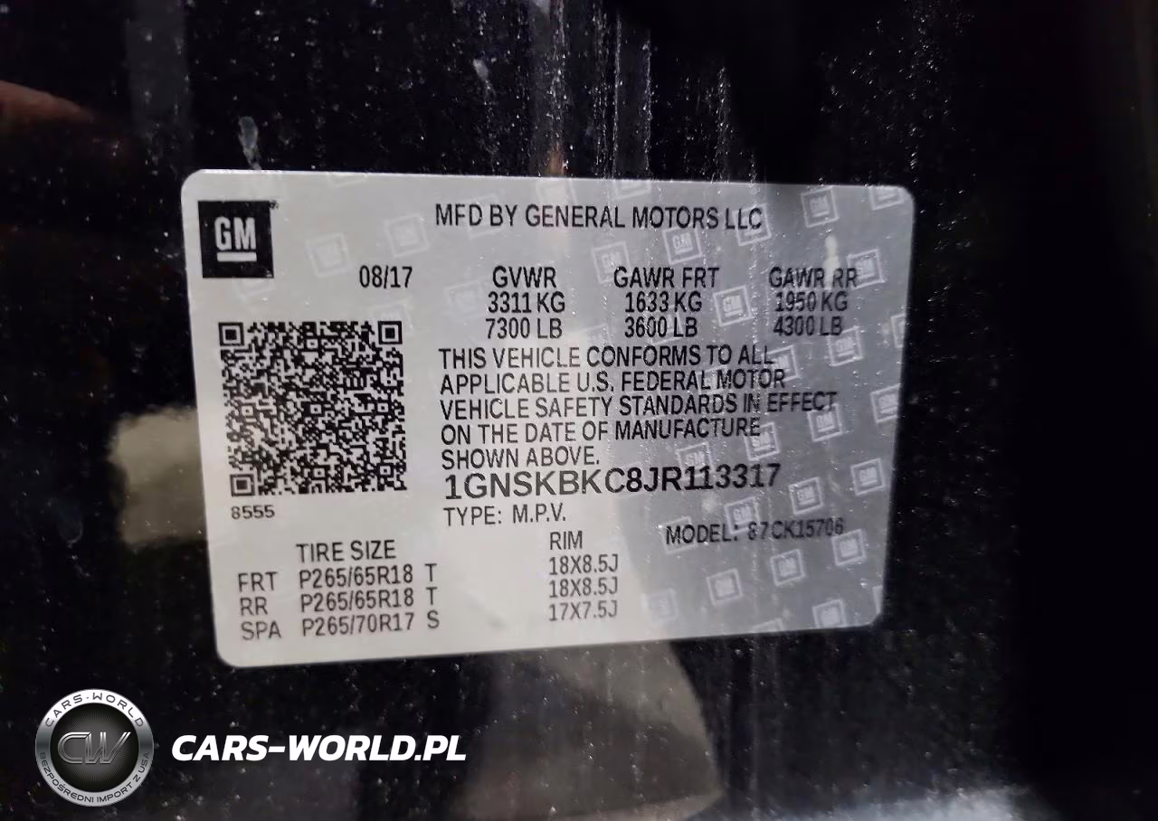 2018 Chevrolet Tahoe K1500 Lt VIN:1GNSKBKC8JR113317 - 13