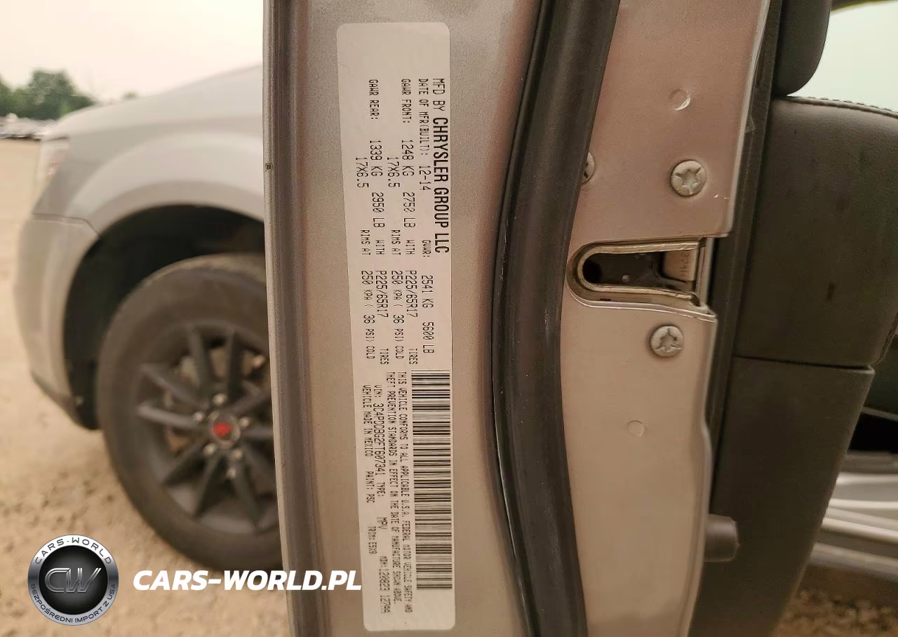 2015 Dodge Journey Sxt VIN:3C4PDDBG2FT607341 - 13