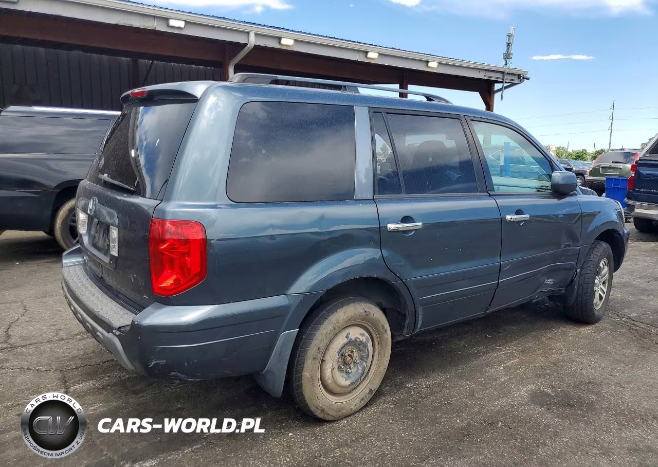 2004 Honda Pilot Ex VIN:2HKYF18454H560782 - 3