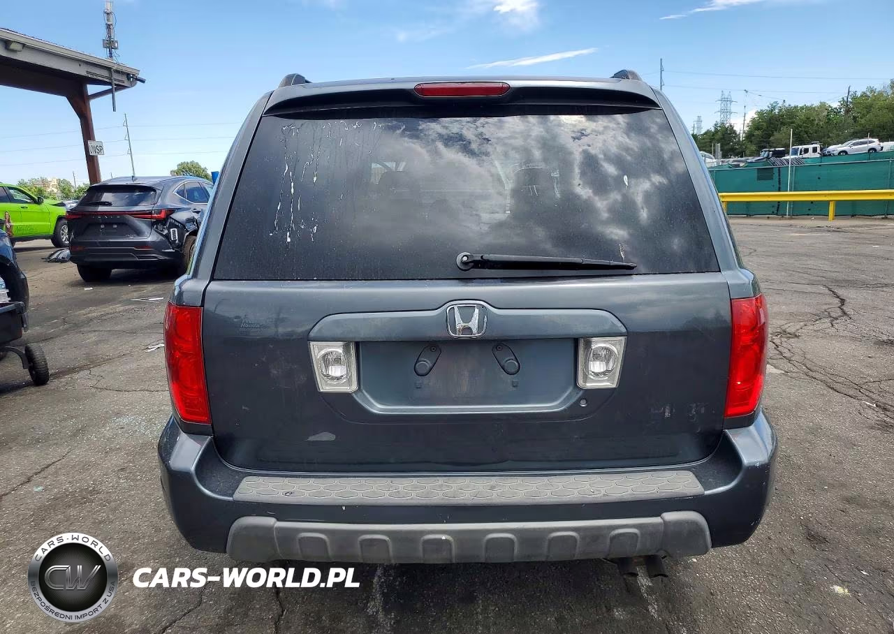 2004 Honda Pilot Ex VIN:2HKYF18454H560782 - 6