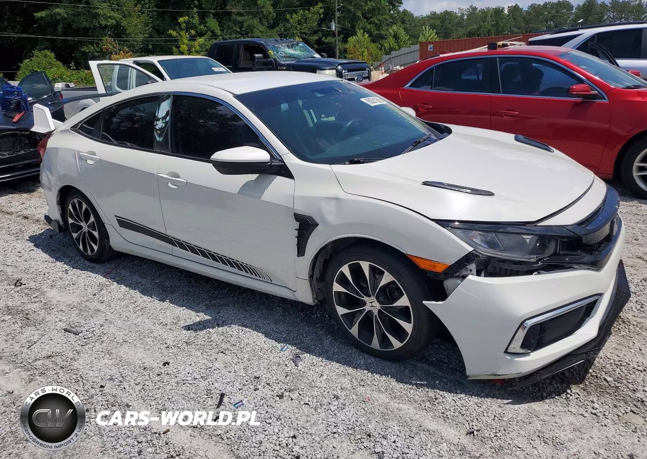 2020 Honda Civic Lx VIN:2HGFC2F6XLH599905 - 4