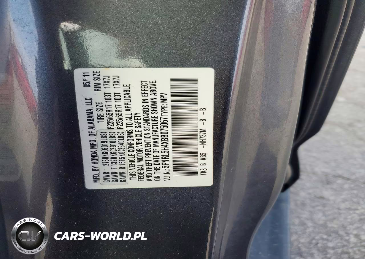 2011 Honda Odyssey Ex VIN:5FNRL5H4XBB075067 - 13