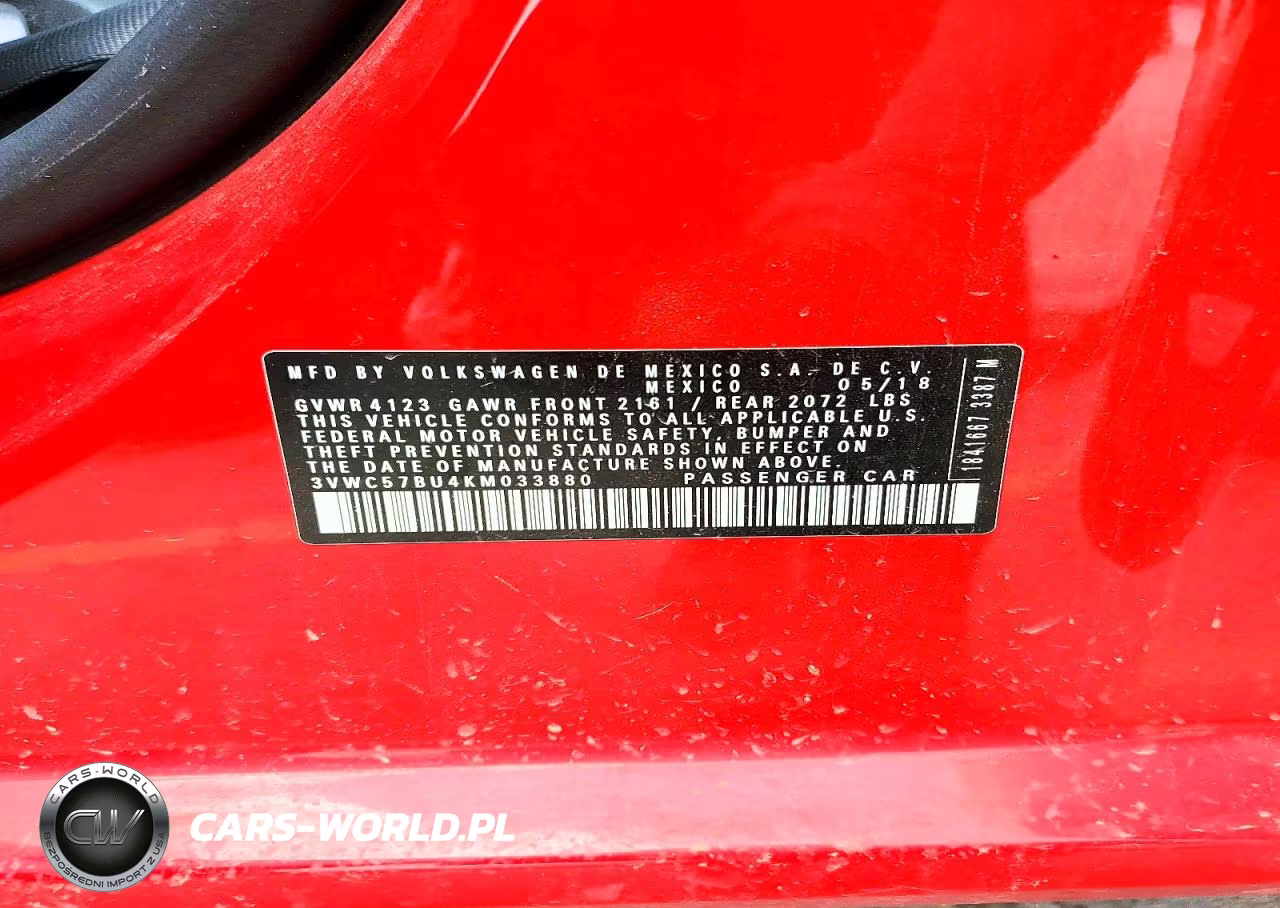 2019 Volkswagen Jetta S VIN:3VWC57BU4KM033880 - 12