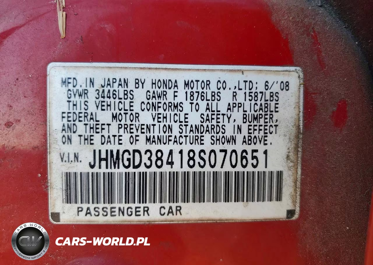 2008 Honda Fit VIN:JHMGD38418S070651 - 13