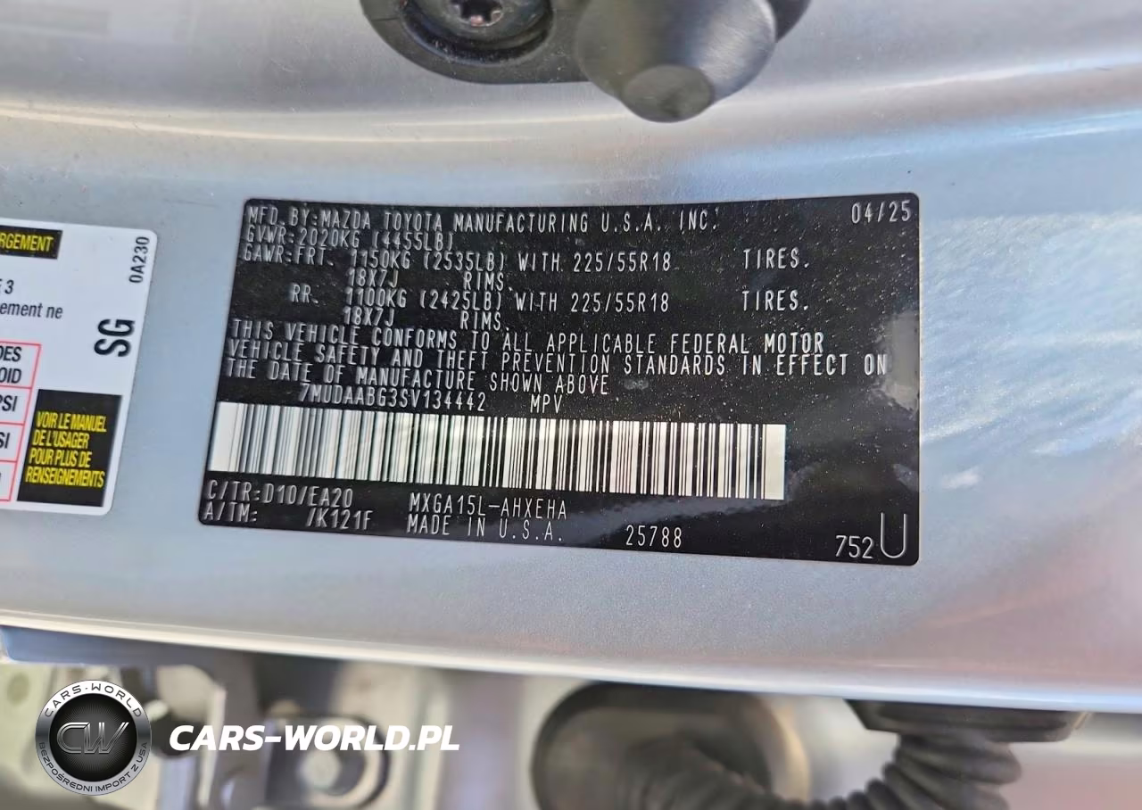 2025 Toyota Corolla Cross Xle VIN:7MUDAABG3SV134442 - 13
