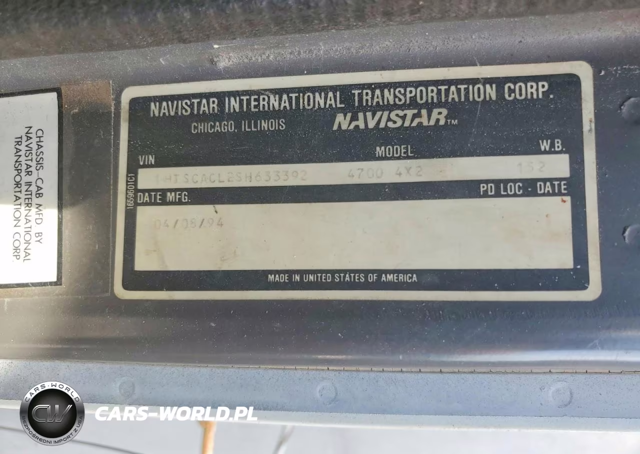 1995 International 4000 4700 - Utility - Service Truck VIN:1HTSCACL2SH633392 - 12