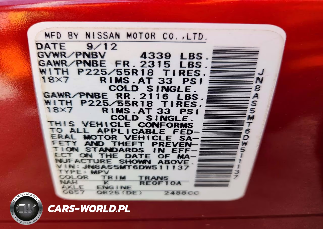 2013 Nissan Rogue S-Sv VIN:JN8AS5MT6DW511137 - 13