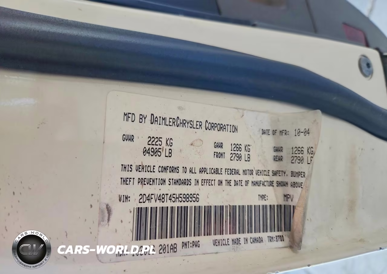 2005 Dodge Magnum Se VIN:2D4FV48T45H598956 - 12