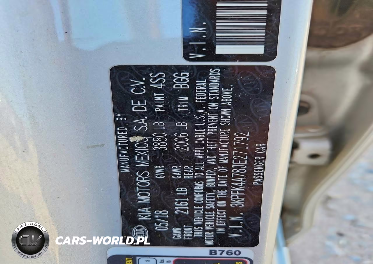 2018 Kia Forte Lx VIN:3KPFK4A78JE271792 - 13