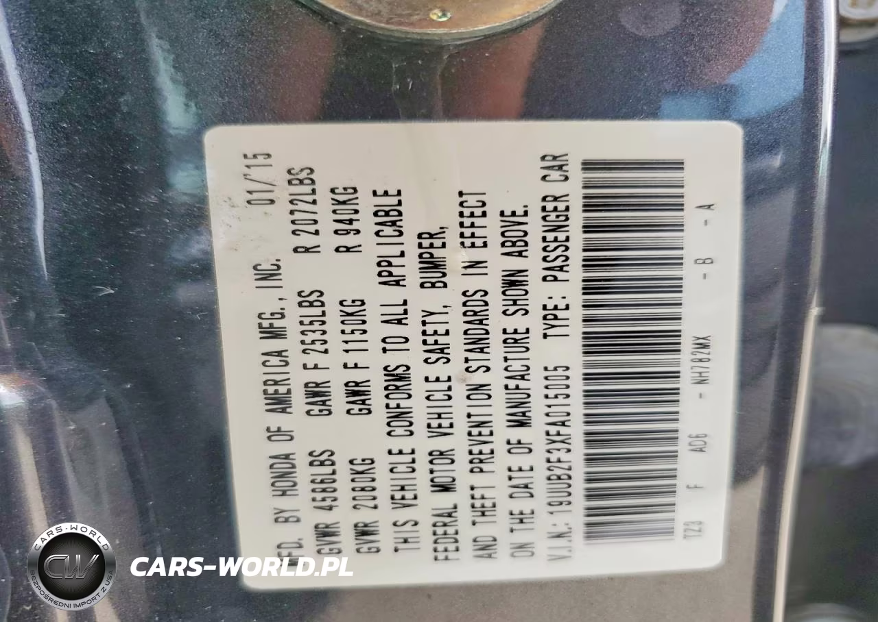 2015 Acura Tlx VIN:19UUB2F3XFA015005 - 12