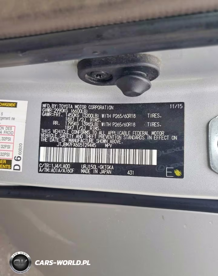 2016 Lexus Gx 460 VIN:JTJBM7FX6G5129445 - 14
