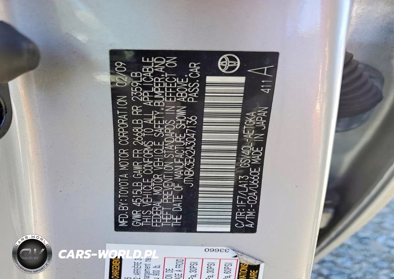 2010 Toyota Camry Xle V6 VIN:JTNBK3EK2A3047136 - 12