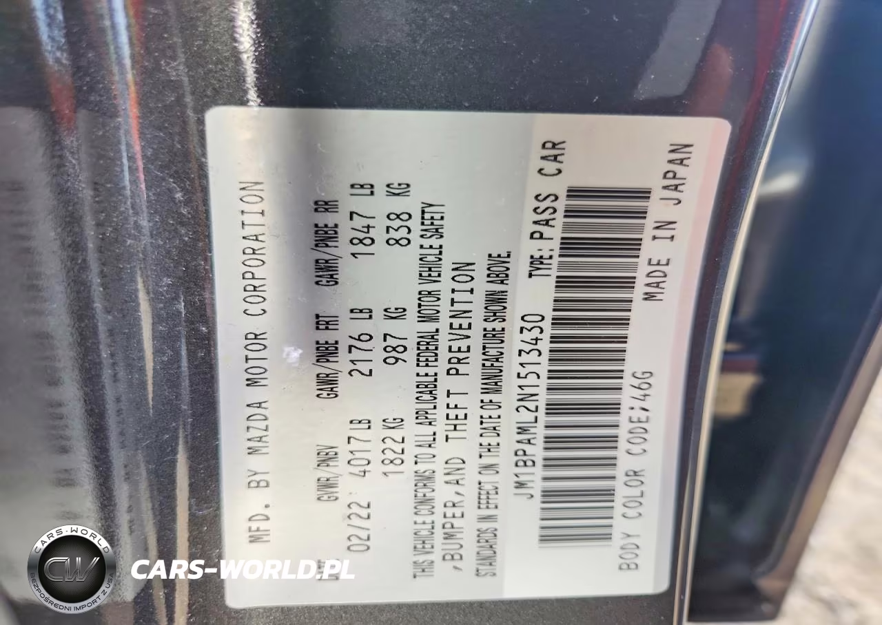 2022 Mazda 3 Premium VIN:JM1BPAML2N1513430 - 13