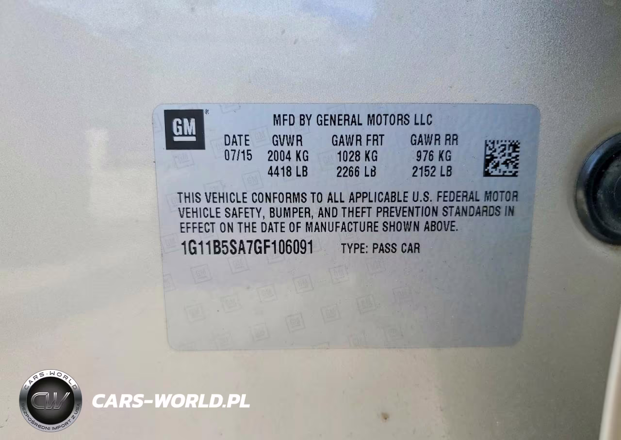 2016 Chevrolet Malibu Limited Ls VIN:1G11B5SA7GF106091 - 12