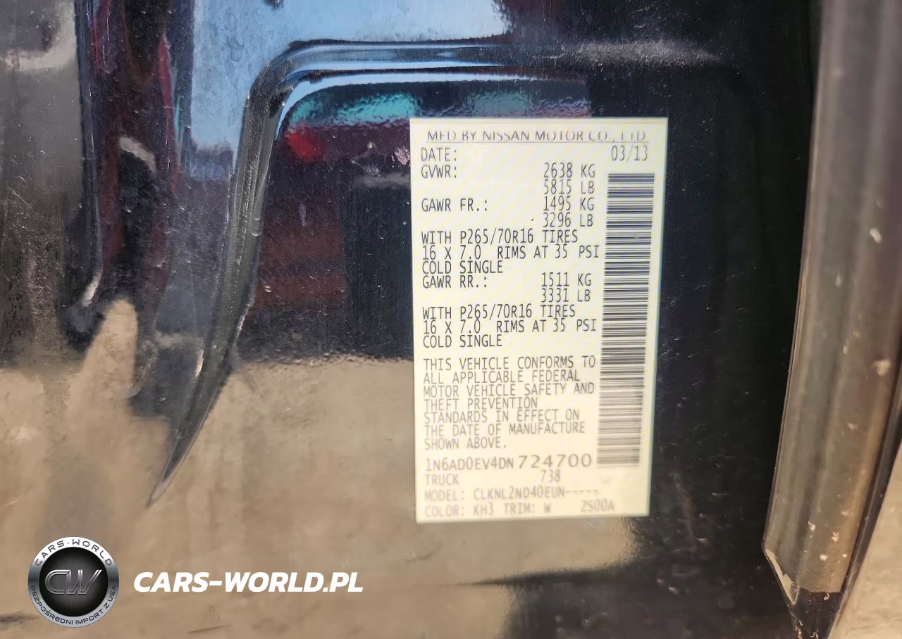 2013 Nissan Frontier S VIN:1N6AD0EV4DN724700 - 12