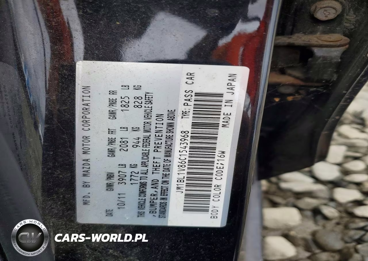 2012 Mazda 3 I VIN:JM1BL1V86C1543968 - 12