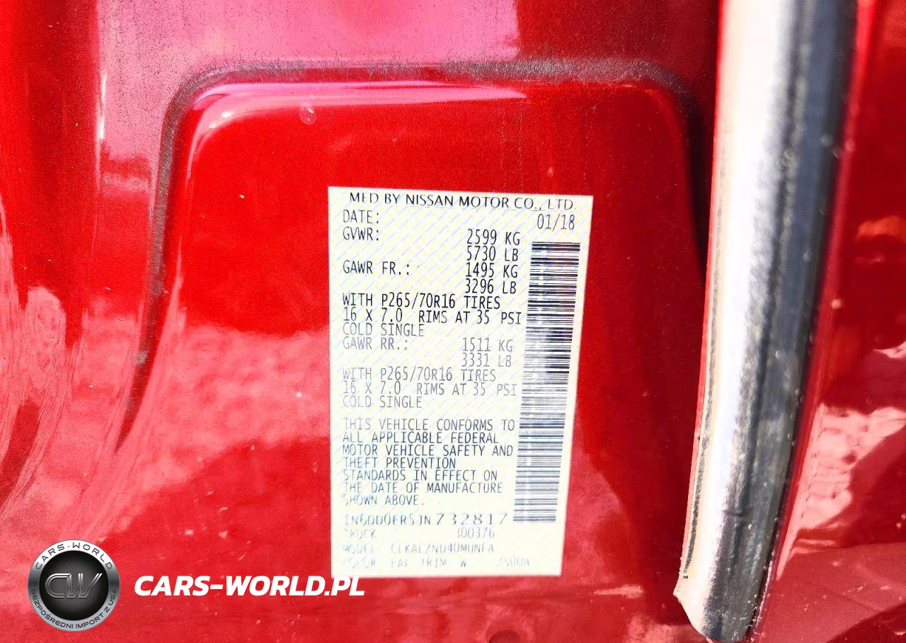 2018 Nissan Frontier Sv VIN:1N6DD0ER5JN732817 - 12