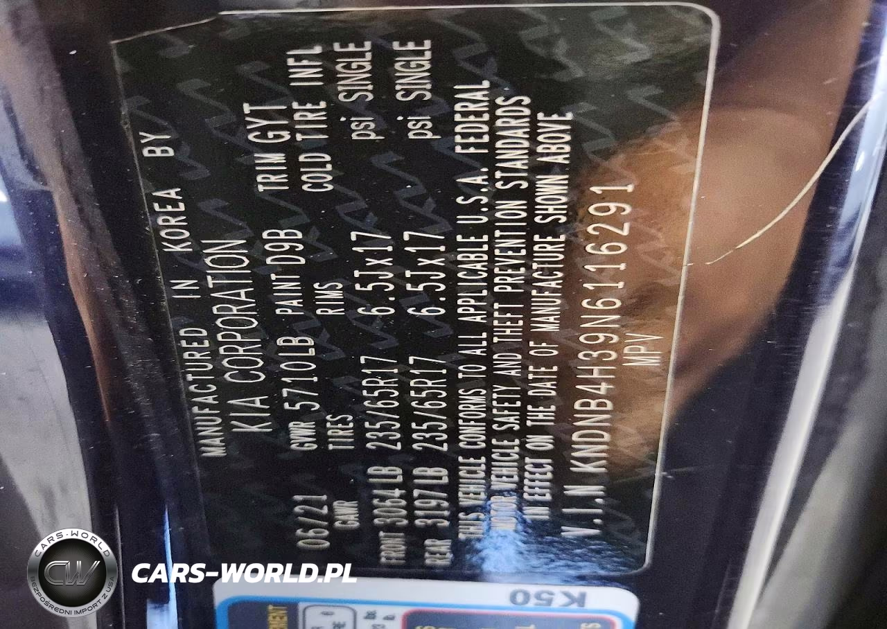2022 Kia Carnival Lx VIN:KNDNB4H39N6116291 - 13