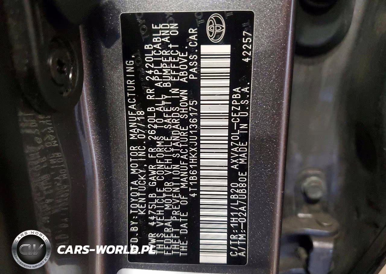 2018 Toyota Camry Xse VIN:4T1B61HKXJU136175 - 13