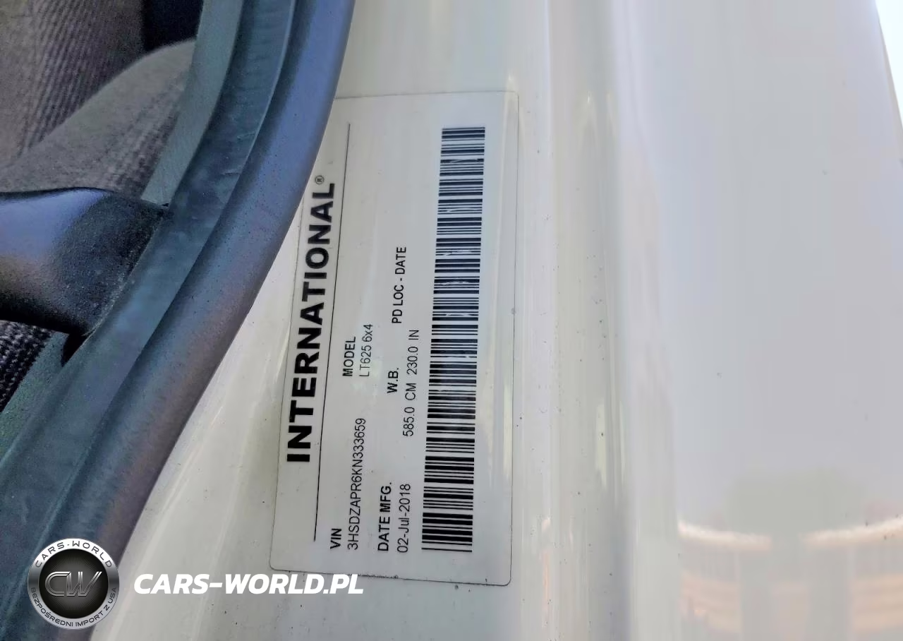 2019 International Lt625 Trucks VIN:3HSDZAPR6KN333659 - 12