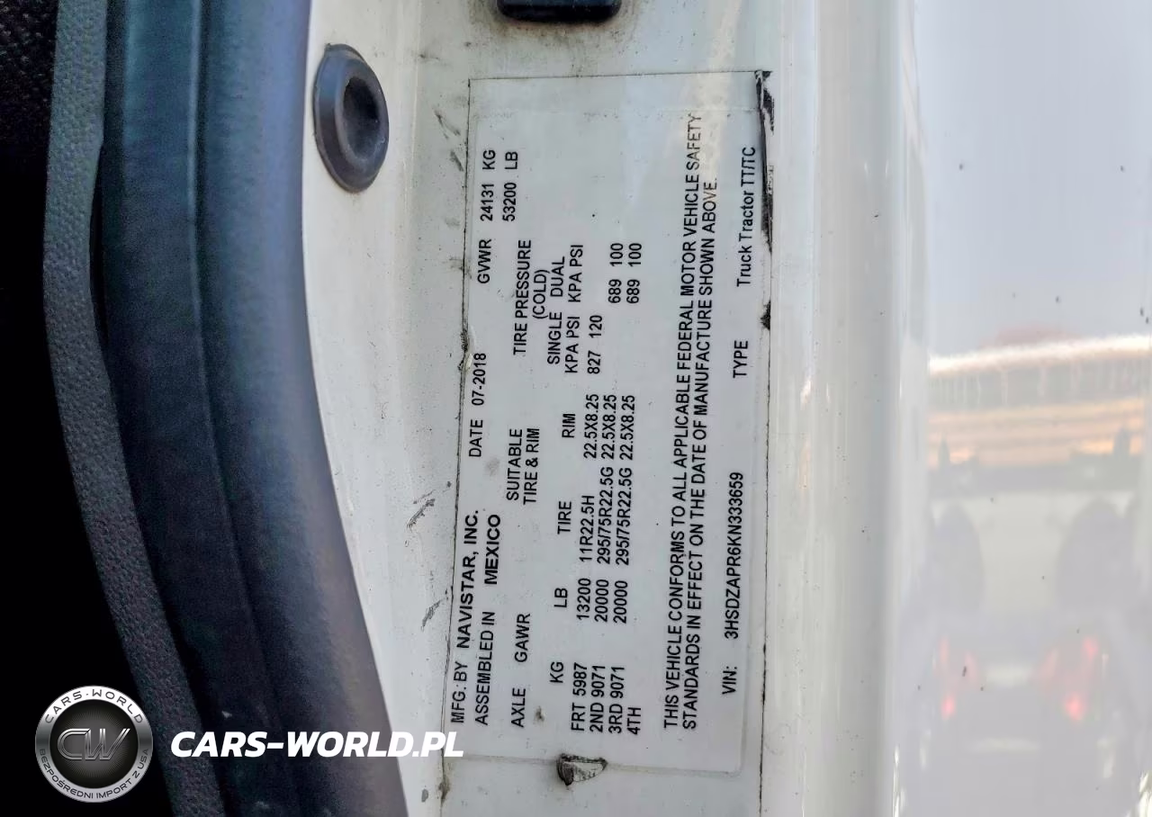 2019 International Lt625 Trucks VIN:3HSDZAPR6KN333659 - 13