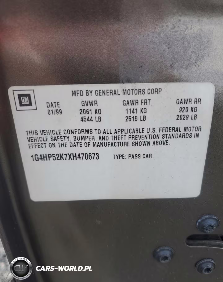 1999 Buick Lesabre Custom VIN:1G4HP52K7XH470673 - 12
