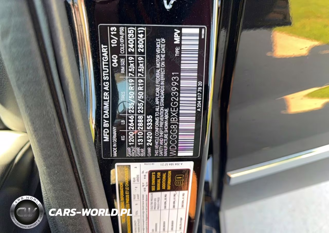 2014 Mercedes-Benz Glk 350 4Matic VIN:WDCGG8JBXEG239931 - 10