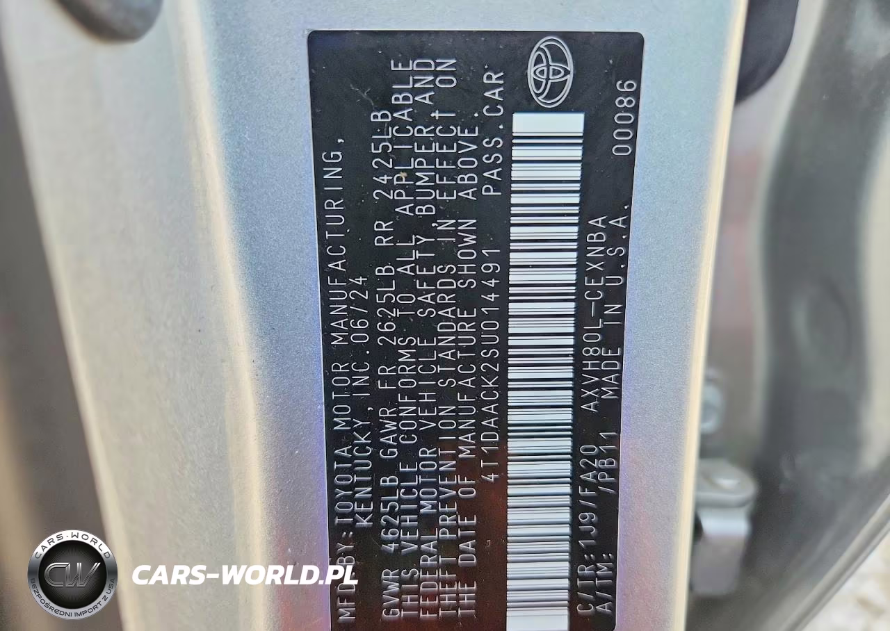 2025 Toyota Camry Le VIN:4T1DAACK2SU014491 - 12