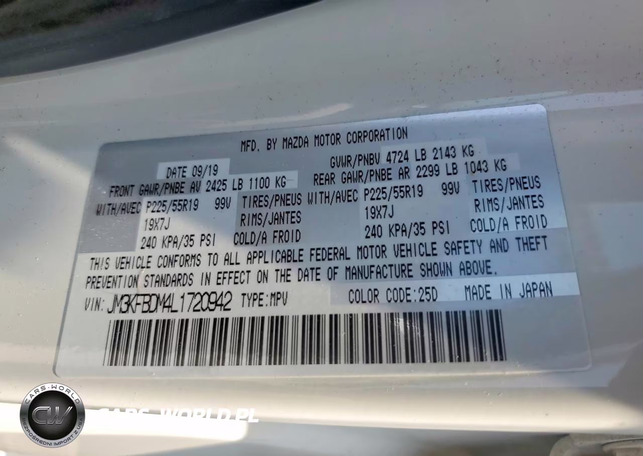 2020 Mazda Cx-5 Grand Touring VIN:JM3KFBDM4L1720942 - 13