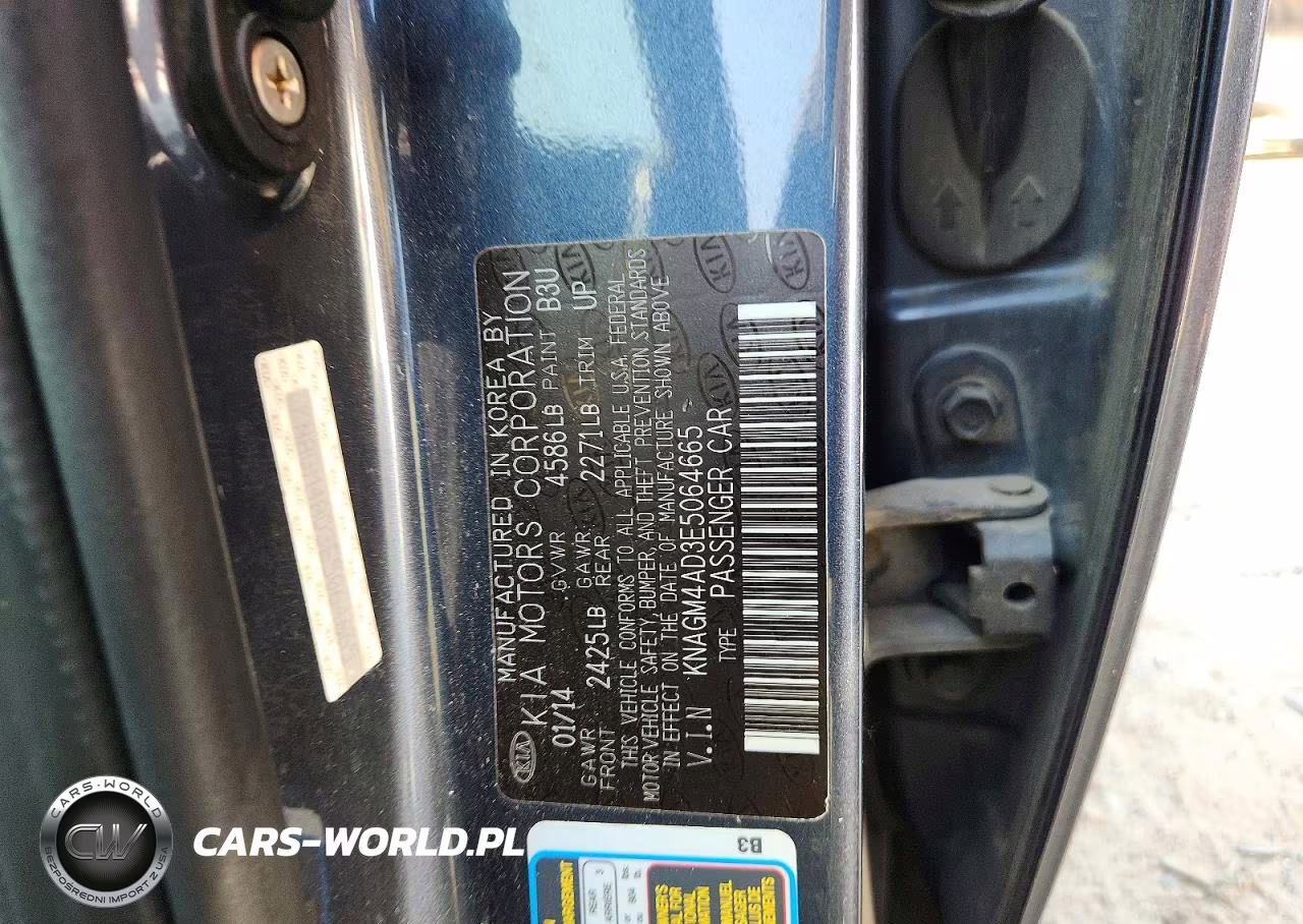 2014 Kia Optima Hybrid VIN:KNAGM4AD3E5064665 - 12