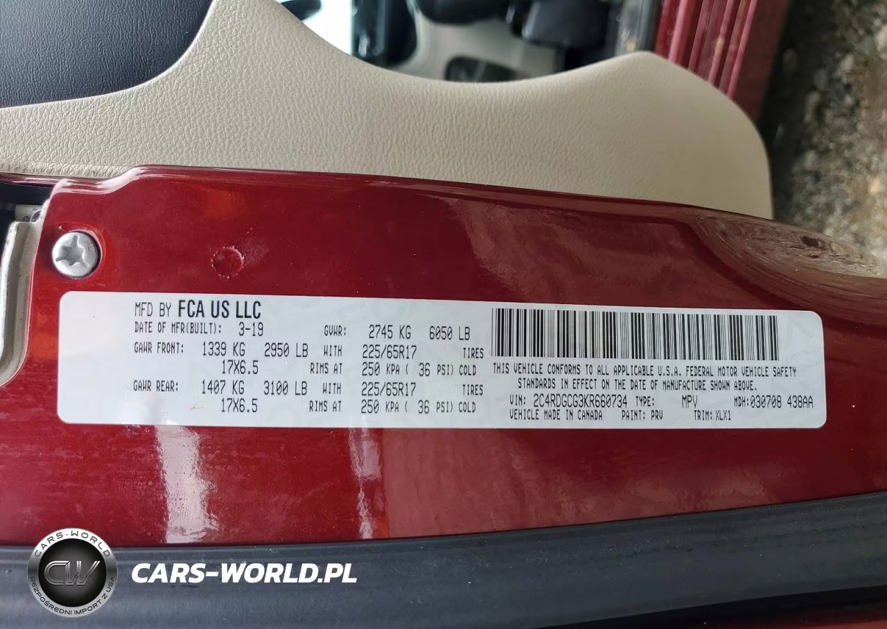 2019 Dodge Grand Caravan Sxt VIN:2C4RDGCG3KR660734 - 13