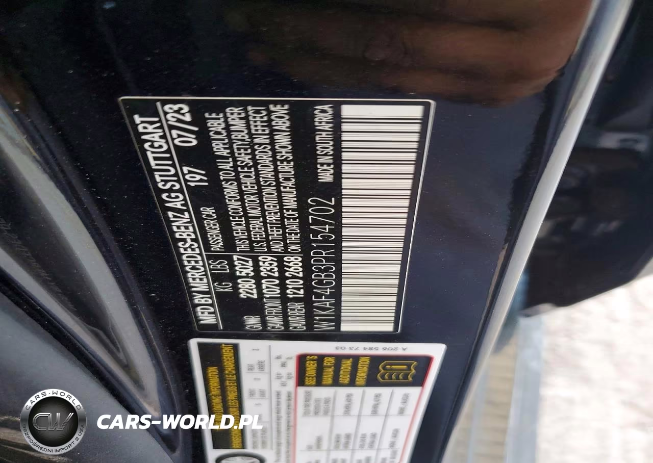 2023 Mercedes-Benz C 300 VIN:W1KAF4GB3PR154702 - 12