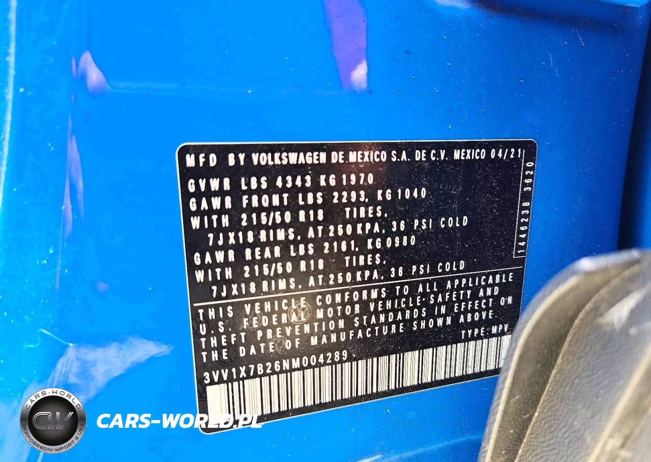 2022 Volkswagen Taos Sel VIN:3VV1X7B26NM004289 - 14
