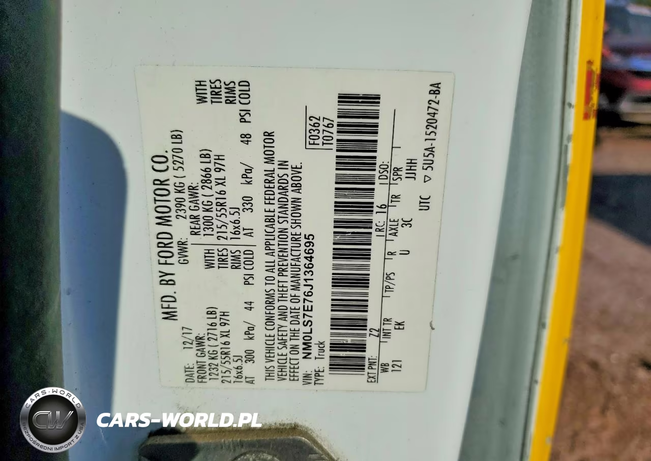 2018 Ford Transit Connect Xl Delivery Van VIN:NM0LS7E76J1364695 - 13