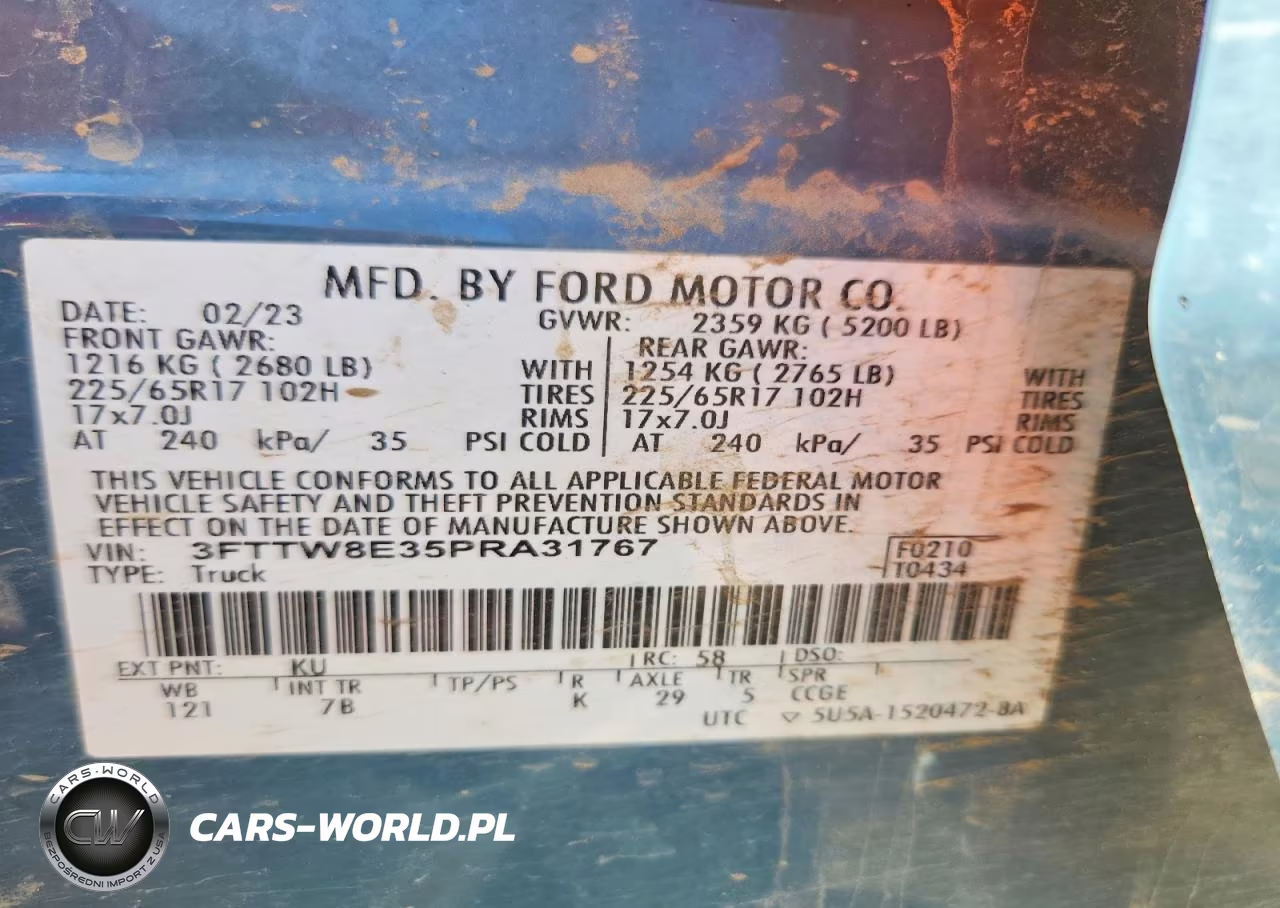 2023 Ford Maverick Xl VIN:3FTTW8E35PRA31767 - 13