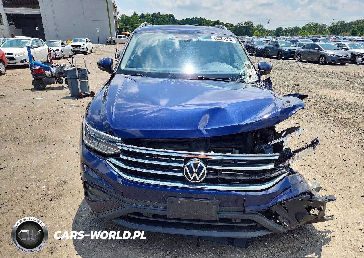 2022 Volkswagen Tiguan Se VIN:3VV2B7AX7NM018654 - 5